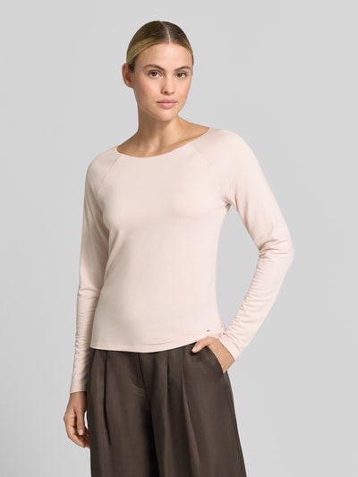 monari Regular fit shirt met lange mouwen van viscosemix Rosé - 4