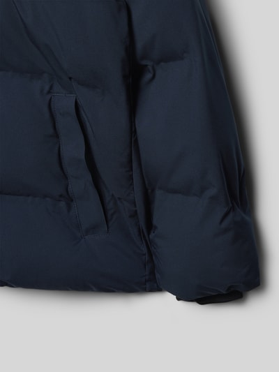 Jack & Jones Regular fit gewatteerd jack met capuchon, model 'Kaito' Marineblauw - 2