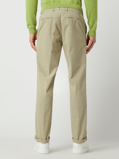 Meyer Modern Fit Chino mit Stretch-Anteil Modell 'Bonn' Hellgruen Melange 5