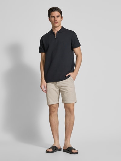 MCNEAL Regular Fit Leinenshorts mit Tunnelzug Ecru 1