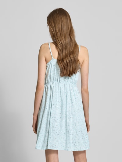 Pieces Sukienka casualowa z lejącego materiału ze wzorem na całej powierzchni model ‘TALA’ Jasnoniebieski 5