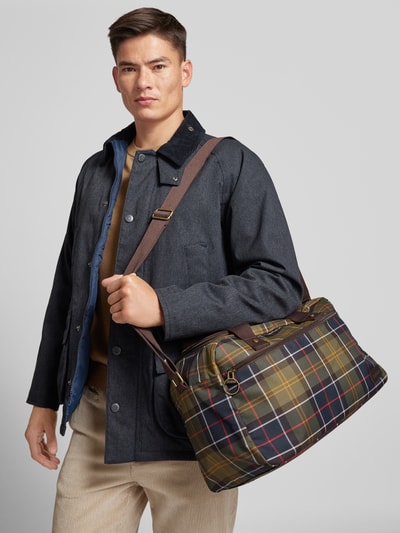 Barbour Duffle Bag mit Label-Patch Modell 'TORRIDON' Oliv 1