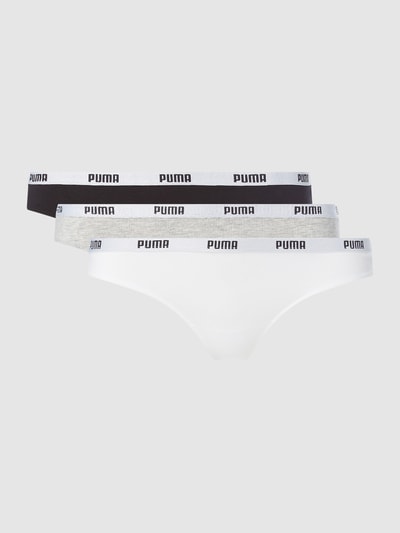 Puma String met stretch, set van 3 stuks Lichtgrijs - 1