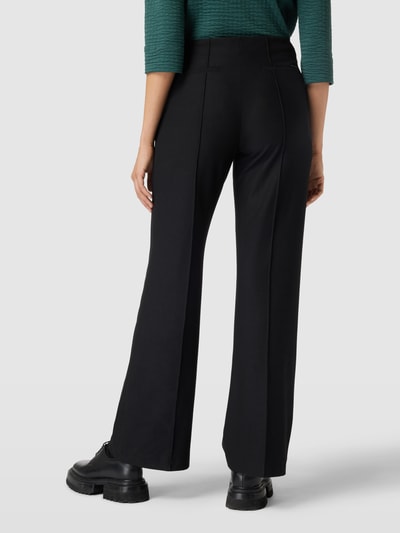 Brax Stoffen broek met bandplooien Zwart - 5