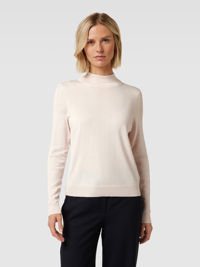 Marc Cain Gebreide pullover met opstaande kraag Lichtroze - 4