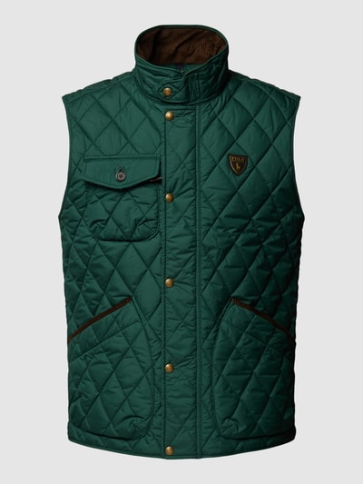 Polo Ralph Lauren Bodywarmer met labelpatch, model 'BEATON' Donkergroen - 2