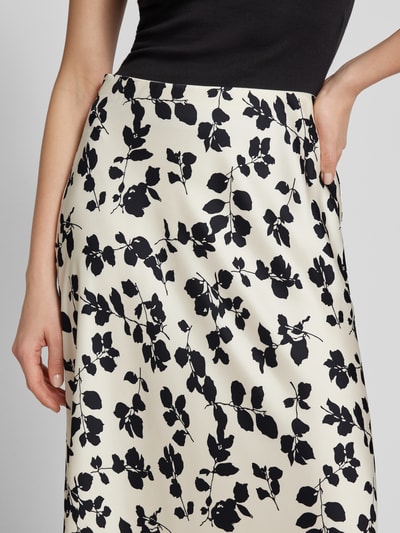 Lauren Ralph Lauren Midirok met bloemenmotief, model 'SHARAE' Offwhite - 3