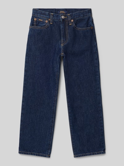 Polo Ralph Lauren Kids Straight fit jeans met logopatch Donkerblauw - 1