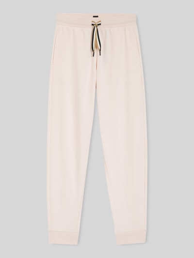 BOSS Regular Fit Sweatpants aus Baumwoll-Mix Modell 'CP STRIPE_PANTS CUFF' Rosa 2