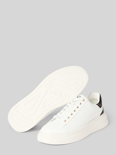 Guess Sneaker mit Label-Details Modell 'ELBA' Weiss 4