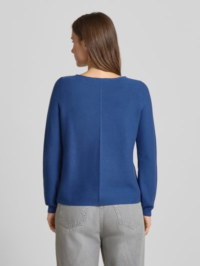 Christian Berg Woman Strickpullover mit gerippten Abschlüssen Blau 5