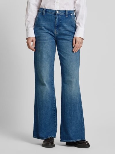 JOOP! Wide Leg Jeans mit Eingrifftaschen Modell 'Evi' Blau 4