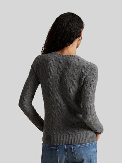 Polo Ralph Lauren Regular Fit Pullover aus Woll-Kaschmir-Mix 'JULIANNA' Mittelgrau Melange 5