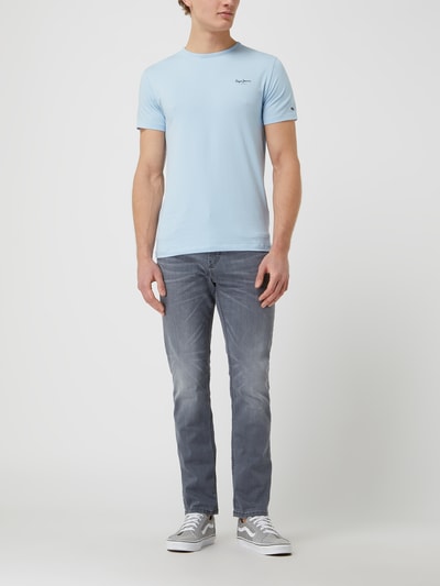 Tom Tailor Regular Slim Fit Jeans mit Stretch-Anteil Modell 'Josh' Mittelgrau 1