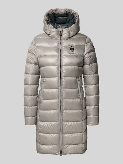 Blauer Usa Steppmantel mit Sorona®-Füllung Modell 'Adelaide' Hellgrau 2