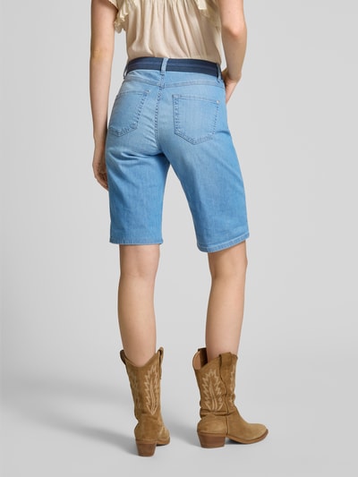 Angels Regular fit bermuda met elastische band, model 'SPORTY' Blauw - 5