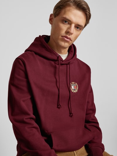 Tommy Jeans Hoodie met labelstitching Bordeaux - 3