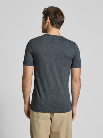 MCNEAL T-Shirt mit kurzer Knopfleiste Dunkelblau 5