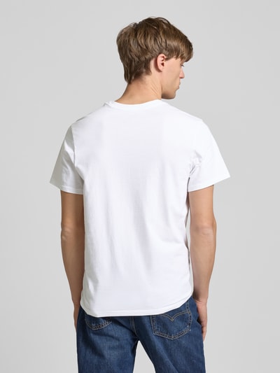 Levi's® Relaxed fit T-shirt met labelpatch, model 'BABY TAB' Wit - 5