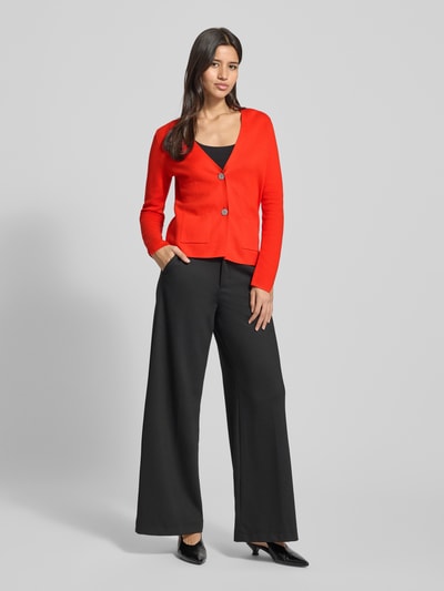 Christian Berg Woman Gebreide pullover met V-hals Lichtrood - 1