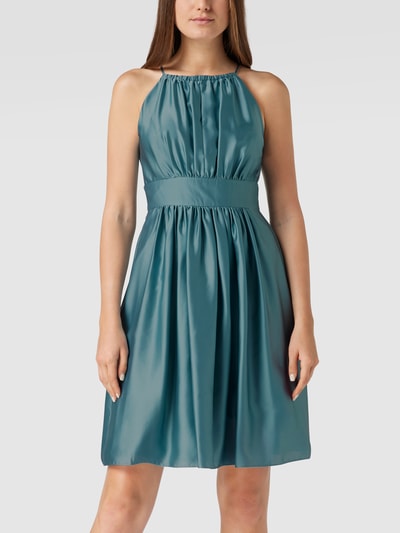 Swing Cocktailkleid mit Raffungen Bleu 4