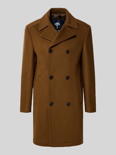 JOOP! Collection Regular Fit Mantel mit Reverskragen Modell 'BEALE' Cognac 2