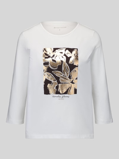 Tom Tailor 3/4-Shirt mit Frontprint Weiss 2