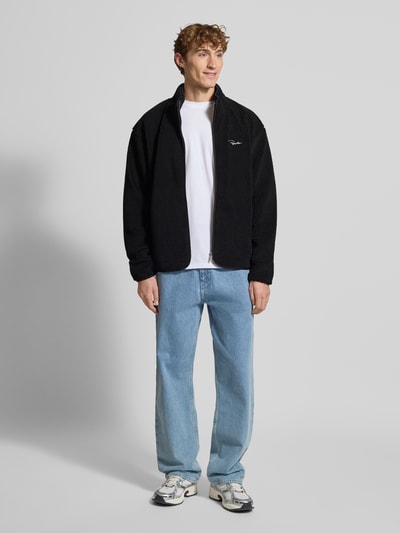 Pegador Fleecejacke mit Seitentaschen Modell 'Signar' Black 1