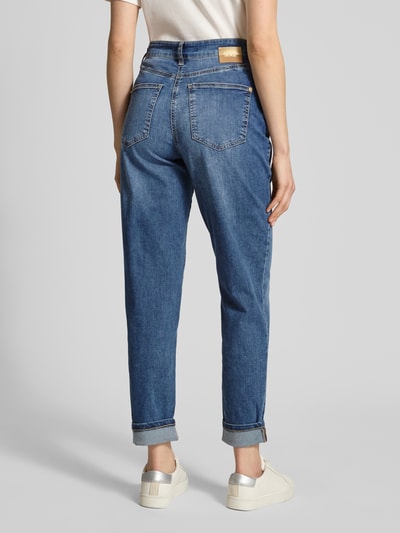 MAC Jeansy o kroju mom fit z wpuszczanymi kieszeniami model ‘Carol’ Ciemnoniebieski 5