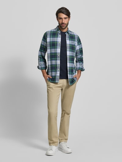 Marc O'Polo T-Shirt mit Label-Print Marine 1