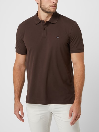 Christian Berg Men Poloshirt van Supima®-katoen  Donkerbruin - 4