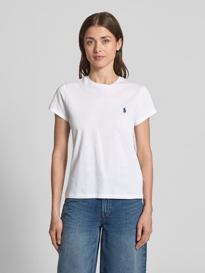 Polo Ralph Lauren Regular Fit T-Shirt aus reiner Baumwolle Weiss 4