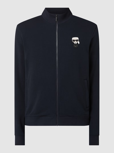 Karl Lagerfeld Sweatjack met ritszakken  Donkerblauw - 2