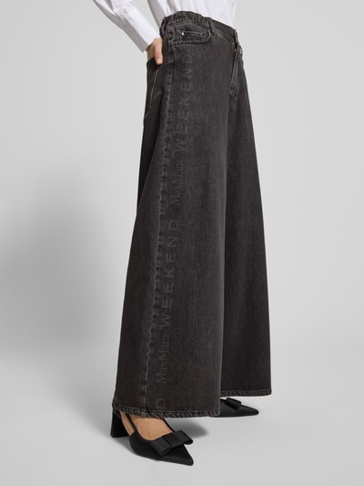 Weekend Max Mara Relaxed Fit Jeans aus reiner Baumwolle Black 3