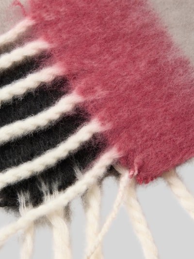 ICHI Schal mit Kordelabschlüssen Modell 'IAMOLLY' Rot 2