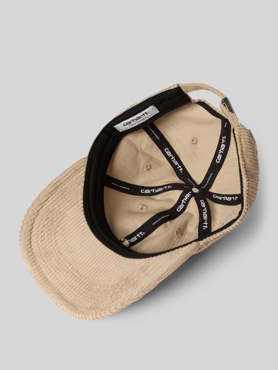 Carhartt Work In Progress Basecap mit Label-Stitching Offwhite 2