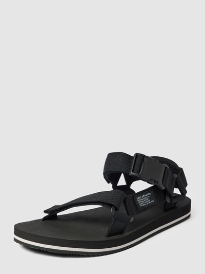 Levi’s® Acc. Sandalen met labelpatch, model 'TAHOE' Zwart - 1