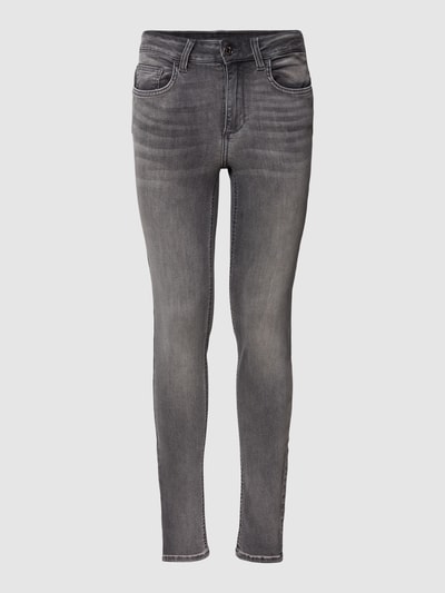 Liu Jo White Jeans mit Label-Detail Modell 'DIVINE' Mittelgrau 2