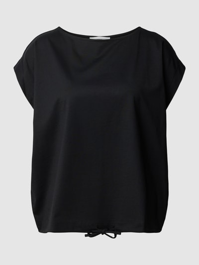 ARMEDANGELS T Shirt Mit Schleifen Detail Modell MALIKIAA black 