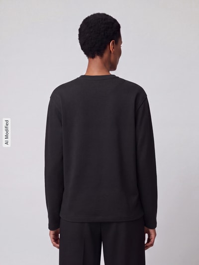 Polo Ralph Lauren Langarmshirt mit besticktem Bärenmotiv Black 5