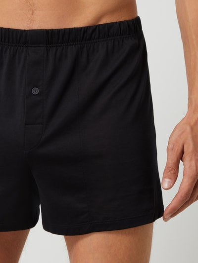 Hanro Boxershort van gemerceriseerd katoen Zwart - 2