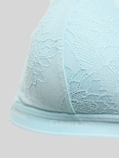 Calvin Klein Underwear BH mit Spitzenbesatz Aqua 2