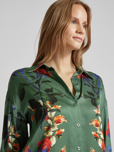 miss goodlife Blouse met platte kraag Donkergroen - 3