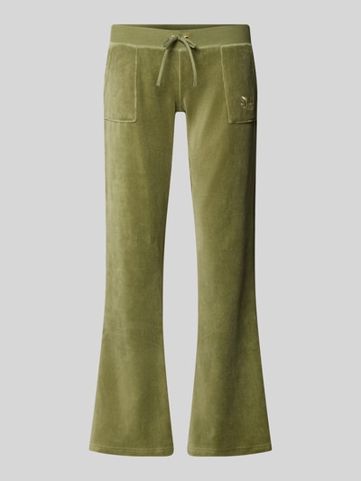 Juicy Couture Spodnie dresowe z tunelem Khaki 1