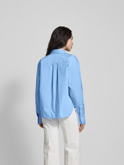 Victoria Beckham Hemdbluse mit Label-Stitching Sky 5