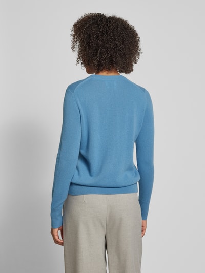 Jake*s Casual Gebreide pullover met ribboorden Bleu - 5