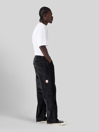 Levi's® Loose Fit Carpenterhose aus Baumwolle mit Cordstruktur Black 3