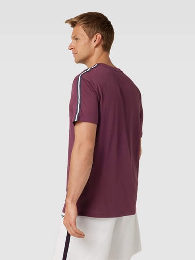 ARMANI EXCHANGE Regular Fit T-Shirt mit Label-Stitching Bordeaux 5