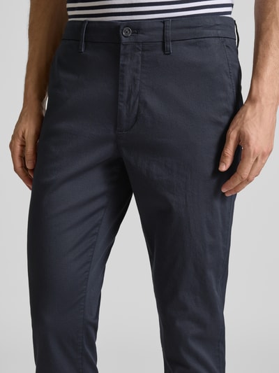 Tommy Hilfiger Slim fit chino van katoenmix Donkerblauw - 3