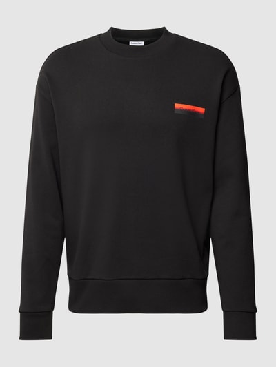 CK Calvin Klein Comfort Fit Sweatshirt aus Baumwolle mit Label-Detail Black 2